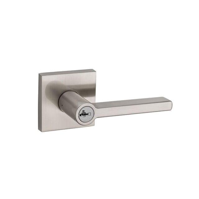 Palanca de entrada para puerta Kwikset 156HFL SQT 15 SMT CP Halifax Nickel