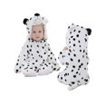 thumbnail image 2 of MICHLEY Unisex Infant Toddler Animal Flannel Hooded Romper Jumpsuit, Fall Winter Warm Soft One-Piece Onesie, Machine Washable, 0-3T, 2 of 7