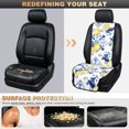 thumbnail image 5 of Eheartsgir Lemons Pattern Car Front Seat Covers for Universal Fit for Most Vehicles, Non Slip Non-Slip Seat Protector 2 Piece Quilted Padded Fabric Car Seat Covers, 5 of 7