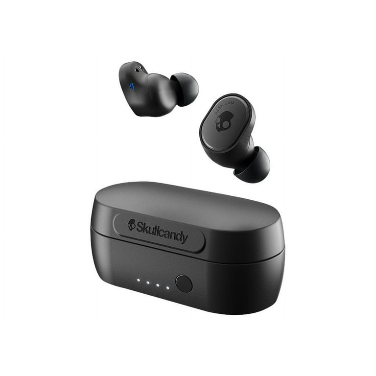 Restored Skullcandy Sesh Evo True wireless in ear Headphones with Microphone in Black Refurbished