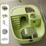 FastXmas Plastic Hamster Cage with Lid,Dwarf Hamster Cage, Mouse Cage, Gerbil Cage - All-in-One Hamster Habitat with Silent Wheel, Tubes and Feeder, 12.2"*8.9"*6.3" for Dwarf Hamsters, Mice, Gerbils