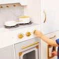 thumbnail image 2 of Teamson Kids Versailles Play Kitchen with Refrigerator, and Cookware Accessories, White, 2 of 11