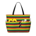 thumbnail image 1 of Fotbe Music Colors 1 Bolsa de Viaje para Playa - Resistente al Agua, Bolsa Tote de Gran Capacidad y Ligera con 7 Bolsillos para Mujeres y Hombres, 1 of 7