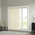 thumbnail image 2 of Madison Park Irina Diamond Sheer Window Curtain Panel in Ivory, 50"x84", 2 of 5