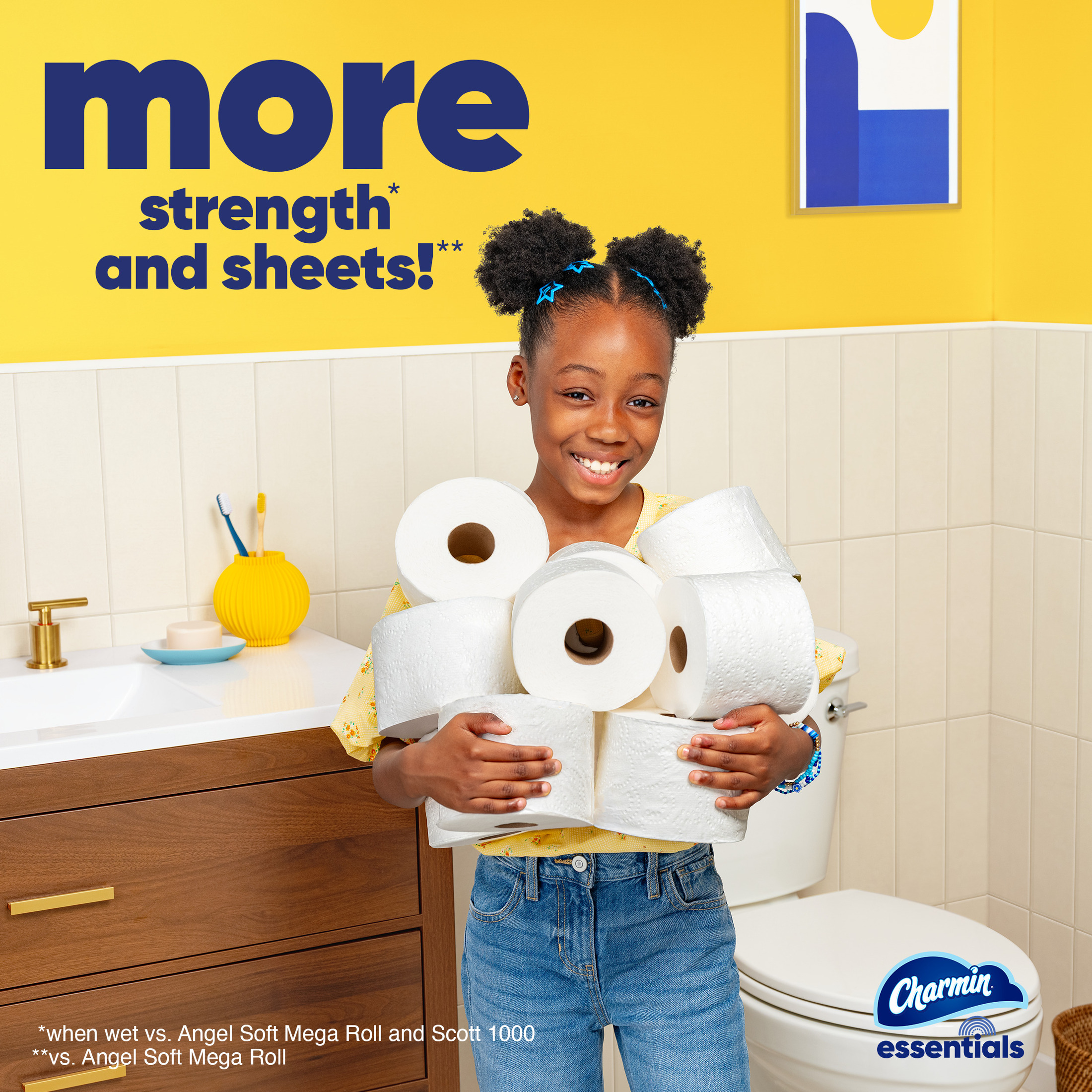 Charmin Essentials Toilet Paper 9 Mega Rolls photo 5