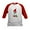 Red/White, variant on CafePress - English Bulldog Christmas Baseball Jersey - Kids Cotton Baseball Jersey, 3/4 Sleeve Shirt