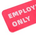 thumbnail image 3 of unbranded Etiqueta Para Puerta Empleados Solo Roja Para Seguridad Y Control En Espacios Comerciales, 3 of 7