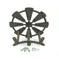 thumbnail image 4 of Zeckos Bronze Cast Iron Windmill Decorative Wall Garden Hose Hanger, 4 of 6