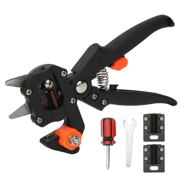 Plant Cutting Tool Garden Pruning Shears Fruit Tree Seedling Grafting Scissors with 3 Blades,DUBUNS