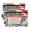 thumbnail image 5 of FORMRS 2 Pack Pencil Pouch for 3 Ring Binder with Clear Window Zipper Case, Black Illusionary Boat, 5 of 6