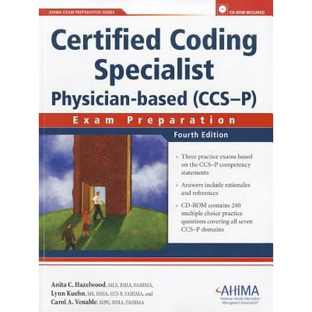 Certified Coding Specialist Physician-Based (CCS-P): Exam Preparation [With CDROM] [Paperback - Used]