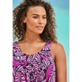 thumbnail image 4 of Swim 365 Women's Plus Size 2-Piece Blouson Swim Set, 4 of 6