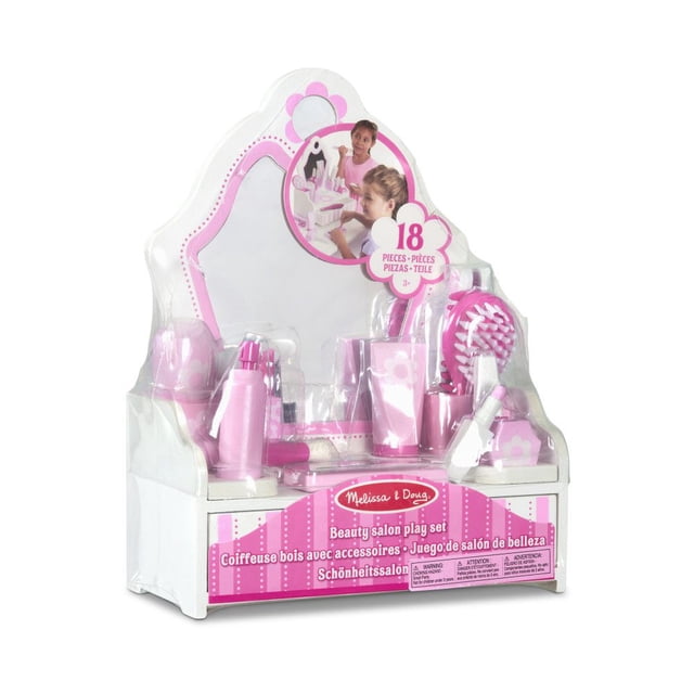 Juego de Salón de Belleza Melissa & Doug 18 Piezas