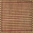 thumbnail image 1 of Ahgly Company Indoor Square Southwestern Brown Country Area Rugs, 4' Square, 1 of 4