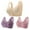 Pink, variant on nerohusy Womens Daisy Bra Front Closure Sports Bras 3 Pack Beauty Back Full Coverage Comfort Easy Close Bra Front Buckle Corset Plus Size Pink,Purple,Khaki,Purple,M