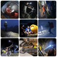 thumbnail image 3 of Eigraketly Súper brillante USB recargable COB LED Cap Light Sensor inteligente Headlight Head Linterna Clip-On Cap Hat Light Lámpara de cabeza carpas No.2, 3 of 6