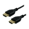 StarTech.com 6ft Slim HDMI Cable, 4K High Speed HDMI Cable with Ethernet, 4K 30Hz UHD HDMI Cord, 10.2 Gbps Bandwidth, 4K HDMI 1.4 Video / Display Cable M/M, 36AWG, ARC, HDCP 1.4, CEC - Durable Thin HDMI Cable - HDMI cable with Ethernet - HDMI male to HDMI male - 0.7 in - black - for P/N: LENYMCHDVUGK, SV431DHD4KU, SV431HDU3A2