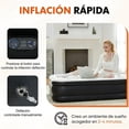 thumbnail image 3 of edx Cama con Colchón de Aire de Tamaño Twin de 16 "con Bomba Incorporada, Colchones Inflables para Acampar, Colchón Interior, Cama de Aire para Invitados, 3 of 8