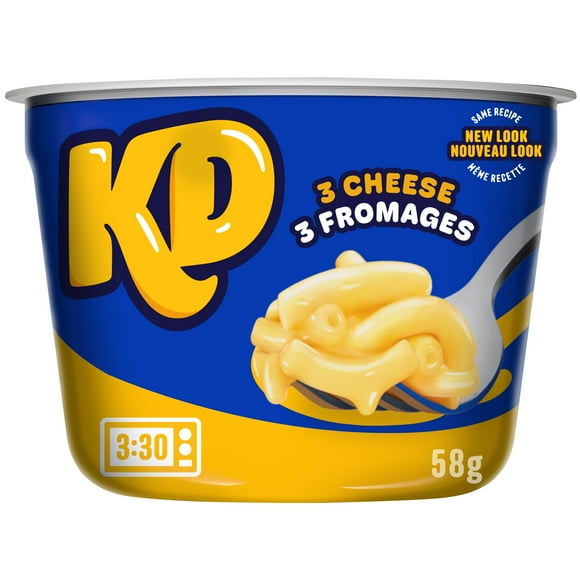 Un bol-goûter de macaroni et fromage Kraft Dinner Trois fromages KRAFT DINNER BOL KD