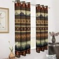 thumbnail image 3 of Bohemia Blackout Curtains Window Drapes Room Darkening Thermal Insulated Grommets Blackout Curtains, for Living, Dining, Bedroom,2 Panels, 3 of 6
