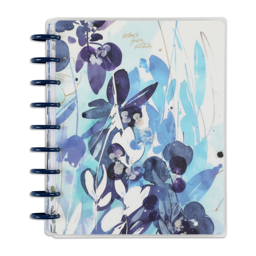 Happy Planner Dated 12 Month Planner, Jan 2023 – Dec 2023, Dashboard Layout, Ingrid Blooms Theme, Classic Sized 7” x 9.25”