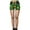 Khaki, variant on Lolmot Workout Leggings for Women Funny 3D Printed Ugly Christmas Leggings Santa Claus Stripes Print Holiday High Waist Slim Fit Xmas Tights Pants