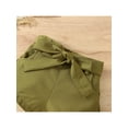 thumbnail image 6 of TSEXIEFOOFU Baby Short Sleeve Shirt + Shorts, Adjustable Belt Pocket Decoration Casual Style Summer Clothing, 6 of 8