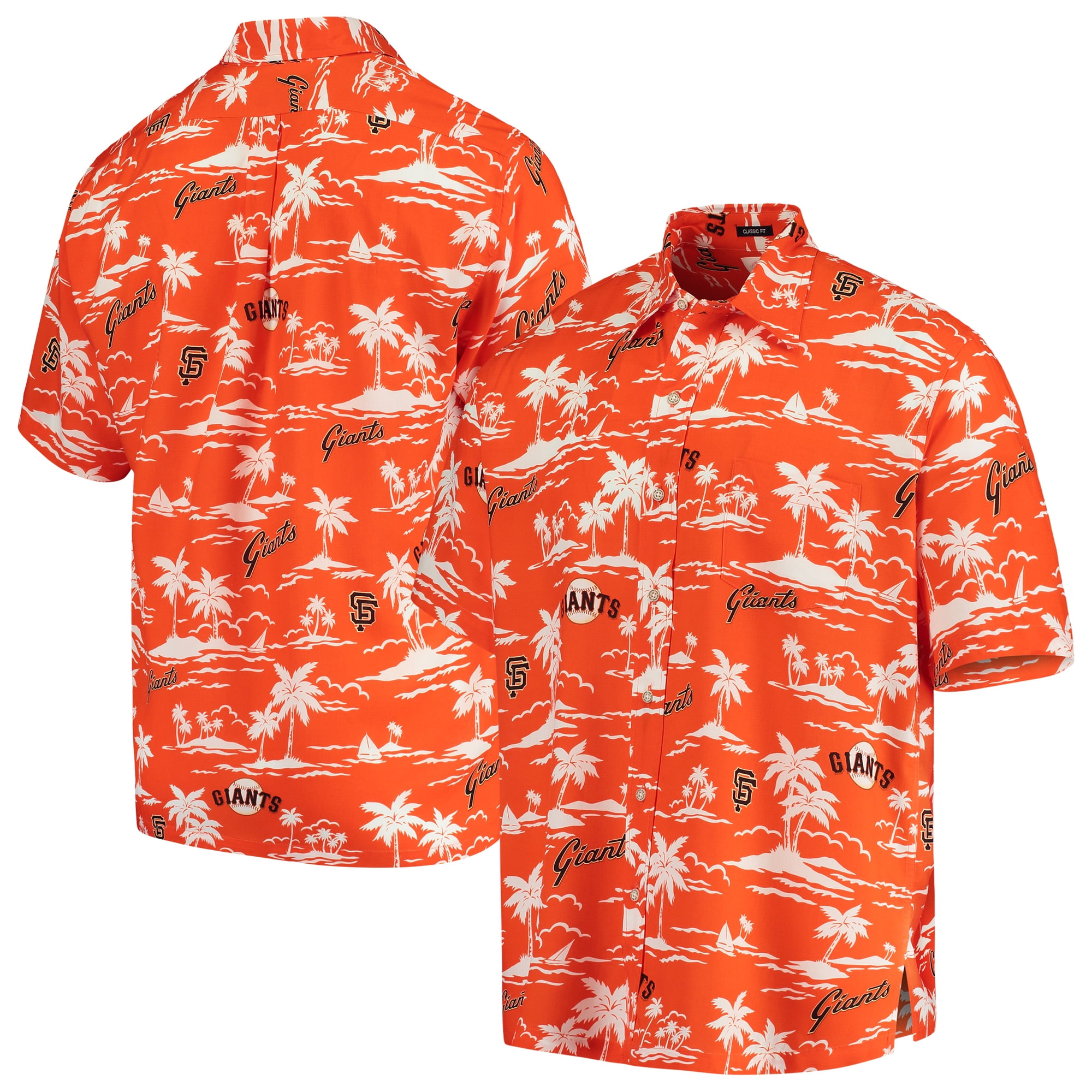san francisco giants button up shirt