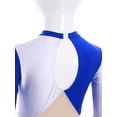 thumbnail image 6 of Miutii Gymnastics Leotards for Girls Ballet Dancewear Practice Outfits Keyhole Back One Piece Athletic Unitard Blue 12, 6 of 7