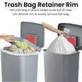 thumbnail image 6 of iTouchless SoftStep 13.2 Gal Kitchen Trash Can with Odor Filter, Dent-Proof Gray Plastic, 6 of 7