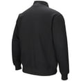 thumbnail image 3 of Men's Colosseum Black Marshall Thundering Herd Tortugas Logo Quarter-Zip Jacket, 3 of 3