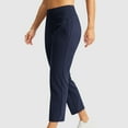 thumbnail image 4 of zbxnLI Pants with Pockets Womens Workout Yoga Pants High Waisted Straight Leg Running Pants Activewear, 4 of 6