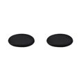 thumbnail image 3 of Shengyu 1/2/3 Polyester Seat Cushion Replacement Round Solid Color Breathable Soft Home Office Automotive Sofa Bay Window Mat Pad Black 2PCS, 3 of 6