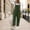 Army Green, variant on Patlollav Summer Jumpsuits for Women Cotton and Linen Solid Pocket Casual Sleeveless Suspender Jumpsuit