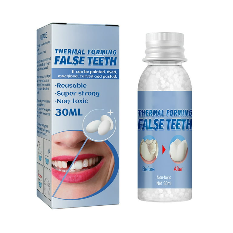 Tooth Repair Kit, Fake Teeth for Temporary Fixing The Missing and