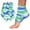 Blue Tie Dye, variant on ZenToes Moisturizing Socks Gel Lined to Heal and Treat Dry, Cracked Heels While You Sleep (Pink Tie Dye)