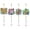 2PCS-2, variant on FLOPESN DIY Diamond Art Kits,7.6*7.8 in Colorful Crystal Pendant Two-Piece Set,Panda Art Painting Creative Design, Acrylic Home Decoration
