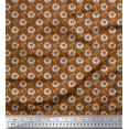 thumbnail image 1 of Soimoi Poly Georgette Fabric Artistic Floral Fabric Prints By Yard 52 Inch Wide, 1 of 3