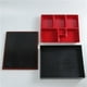 thumbnail image 5 of Fiambrera japonesa Bento Box tradicional roja y negra con 6 compartimentos Estilo B, 5 of 6