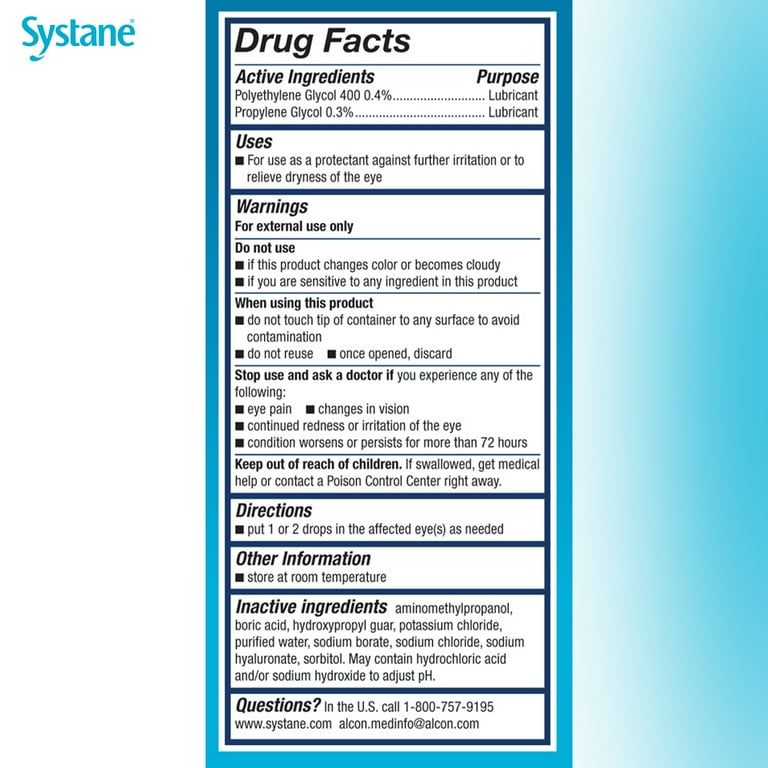 Systane Soothing Lubricant Relief - Hydration Preservative Free Dry Eye Care Drops, 30 Vials - Walmart.com Systane Soothing Lubricant Relief - Hydration Preservative Free Dry Eye Care Drops, 30 Vials - Walmart.com