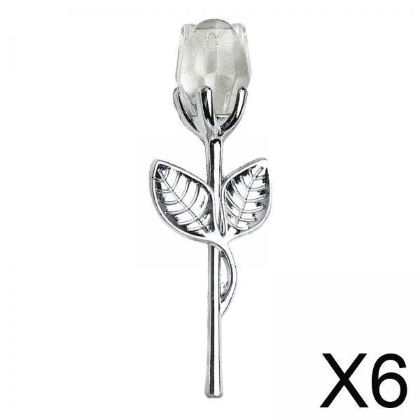 Estatuilla de mesa,Vidrio Rosa Flor Regalo Su Esposa Hija,Romántico San Valentín Regalo Mujer Amigos Hermana,Regalo de boda del aniversario de la flor artificial,Ornamento del regalo del