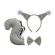 thumbnail image 4 of Kit de disfraz de cola de animal para cosplay, diadema para fiestas temáticas de animales, fiestas, decoración gris, 4 of 8