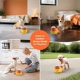 thumbnail image 5 of Duck Cat Treat Dispenser, Anti-Slip Interactive Slow Feeder Puzzle Toy for Dogs & Cats with 3 Challenge Lids to Train Problem-Solving Skills and IQ Training, 5 of 10