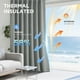 thumbnail image 4 of Cortinas Blackout Joydeco de Lino 100% Opacas 100x108 cm, 4 of 9