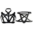 thumbnail image 1 of 1pc Mujeres Arnés Elástica Cabestro Cuerpo Gótico Bajo Pecho +1pc Mujeres Pantalones Arnés de 1.5cm Yuyangstore Arnés sujetador, 1 of 8