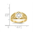 thumbnail image 3 of 14K Yellow Gold Star of David Ring, 3 of 4