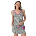 thumbnail image 6 of Layla Women's Sleepwear 2-Piece Knit Tank and Shorty Boxer Pajama Set, XS-4X, 6 of 8