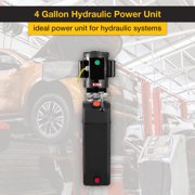 Dawot Hydraulic Pump Unit 4 Gallon Single Phase Hydraulic Power 220V 3450rpm Electric Hydraulic Pump 2HP Portable Dump Trailer Pump Hydraulic Car Lift for Car Lifting Platforms
