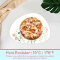 thumbnail image 3 of 3 pieces of small floral western food mats home dining table mats Hotel non-slip coasters insulation mats - 30*40cm, 3 of 5