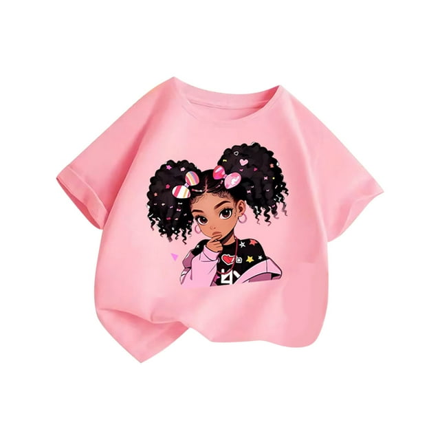 T-Shirt Graphique à Manches Courtes pour Garçons, Mélange de Coton Doux, Col Rond, Imprimé à la Mode, pour Enfants de 3 à 14 Ans, Tenue d'Été Décontractée